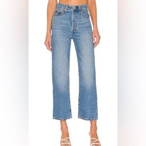 levi rib cage straight jean